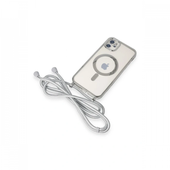 iPhone 11 Kılıf Divo Lazer Askılı Magsafe Kapak