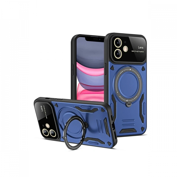 Newface iPhone 11 Kılıf Joy Lens Standlı Kapak