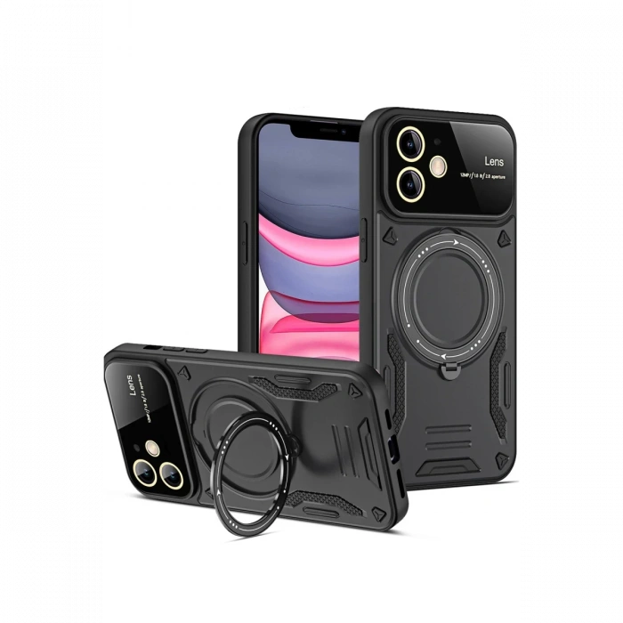 Newface iPhone 11 Kılıf Joy Lens Standlı Kapak