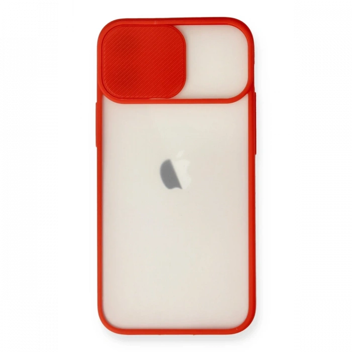 Newface iPhone 11 Kılıf Palm Buzlu Kamera Sürgülü Silikon