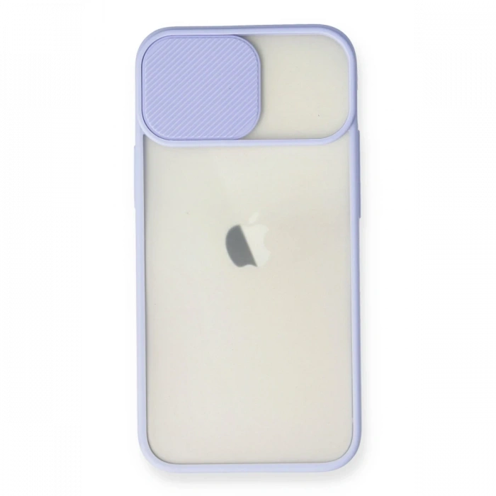 Newface iPhone 11 Kılıf Palm Buzlu Kamera Sürgülü Silikon