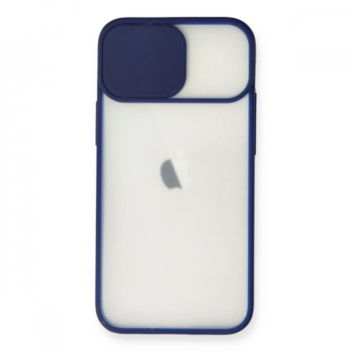 Newface iPhone 11 Kılıf Palm Buzlu Kamera Sürgülü Silikon