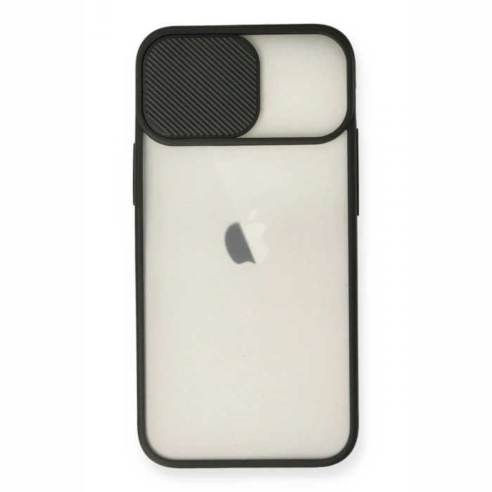 Newface iPhone 11 Kılıf Palm Buzlu Kamera Sürgülü Silikon