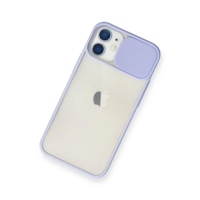 Newface iPhone 11 Kılıf Palm Buzlu Kamera Sürgülü Silikon