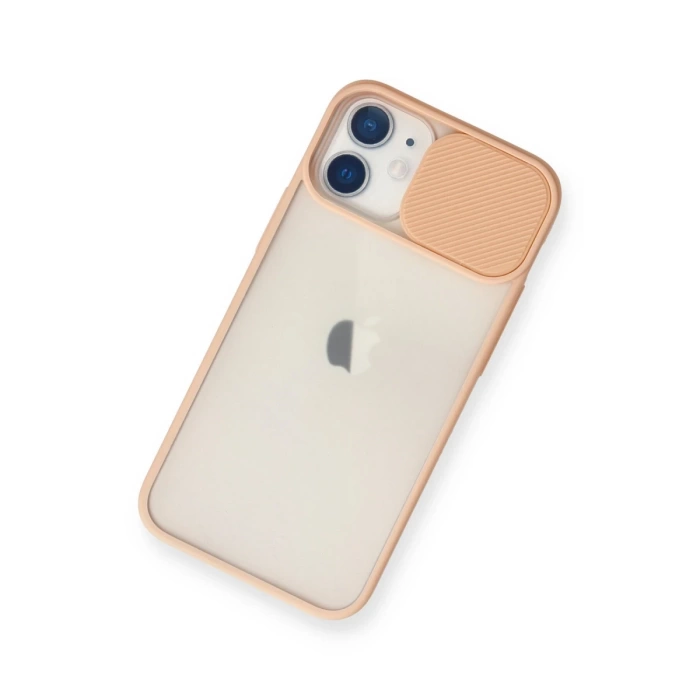 Newface iPhone 11 Kılıf Palm Buzlu Kamera Sürgülü Silikon