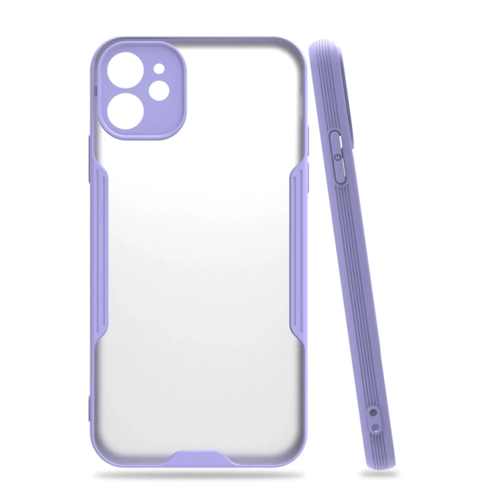 Newface iPhone 11 Kılıf Platin Silikon - Lila