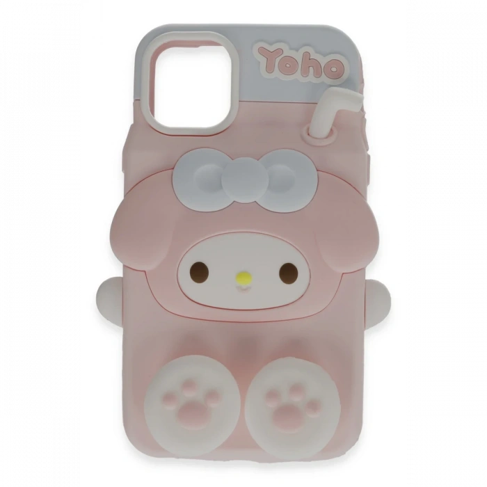 Newface iPhone 11 Kılıf Poky Karakter Silikon Kapak