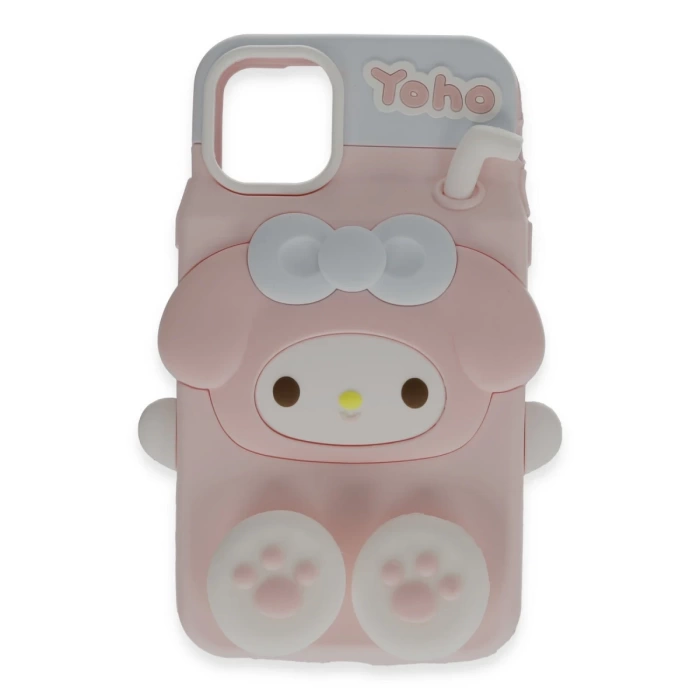 Newface iPhone 11 Kılıf Poky Karakter Silikon Kapak - Desen 2