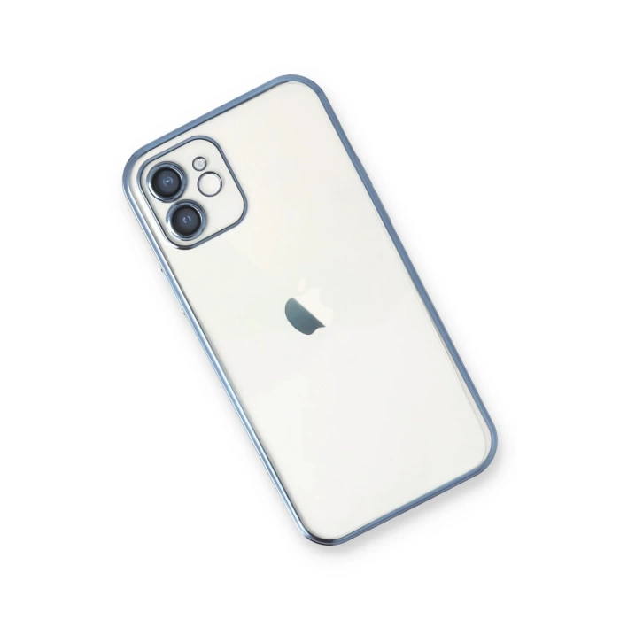 Newface iPhone 11 Kılıf Razer Lensli Silikon - Açık Mavi