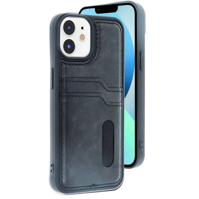 Newface iPhone 11 Kılıf Sara Kartvizitli Deri Kılıf