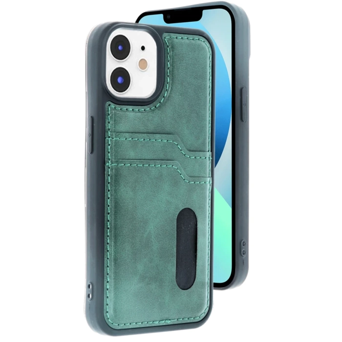 Newface iPhone 11 Kılıf Sara Kartvizitli Deri Kılıf