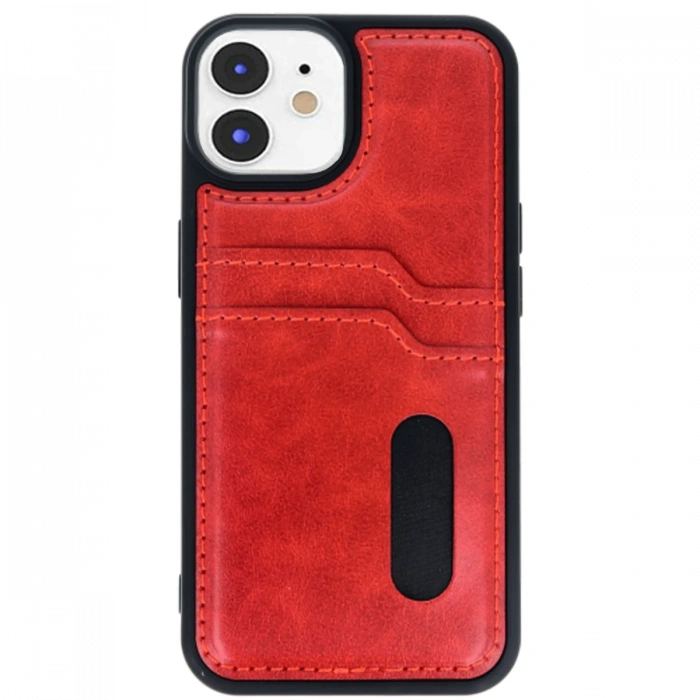 Newface iPhone 11 Kılıf Sara Kartvizitli Deri Kılıf