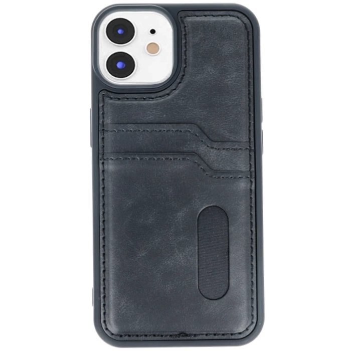 Newface iPhone 11 Kılıf Sara Kartvizitli Deri Kılıf