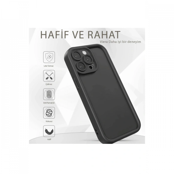 Newface iPhone 11 Kılıf Viera Silikon - Siyah