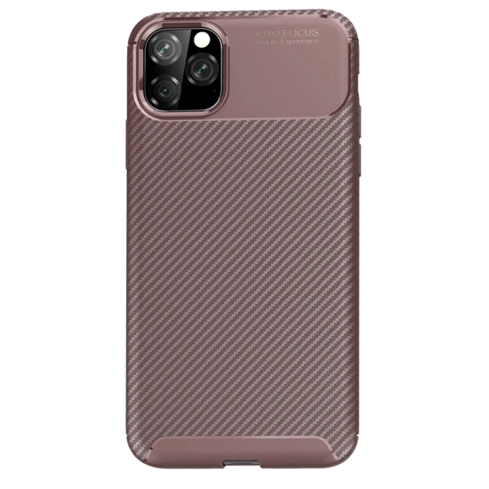 Newface iPhone 11 Pro Kılıf Auto Focus Karbon Kapak