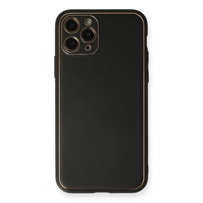 Newface iPhone 11 Pro Kılıf Coco Deri Silikon Kapak