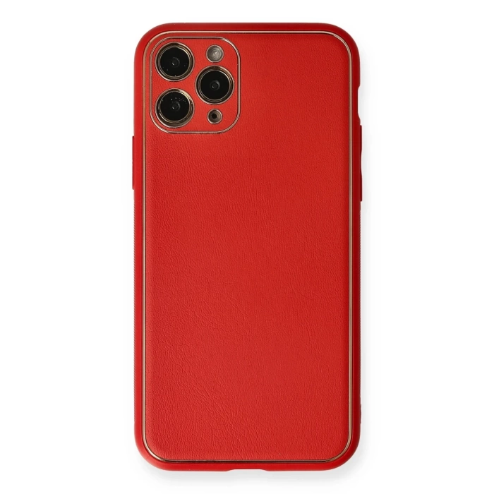 Newface iPhone 11 Pro Kılıf Coco Deri Silikon Kapak