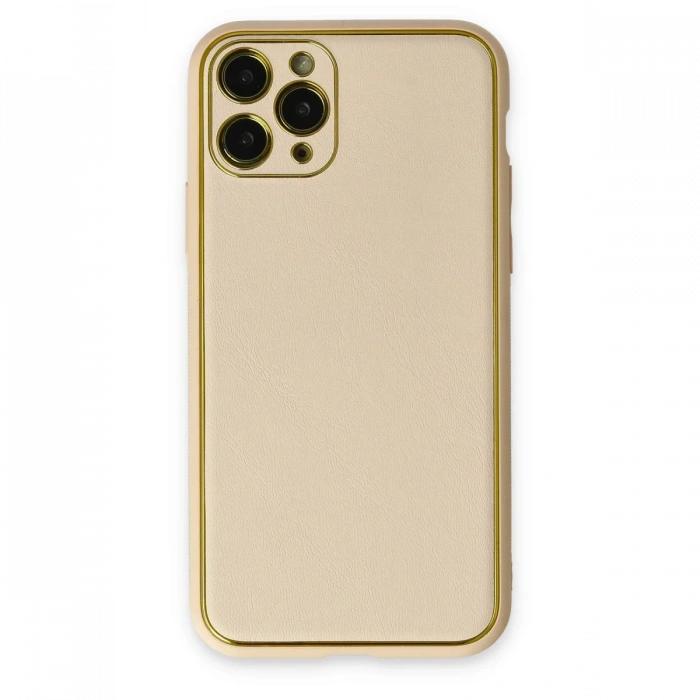 Newface iPhone 11 Pro Kılıf Coco Deri Silikon Kapak