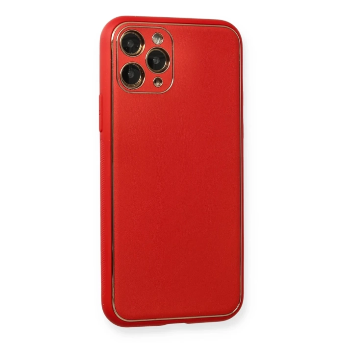 Newface iPhone 11 Pro Kılıf Coco Deri Silikon Kapak