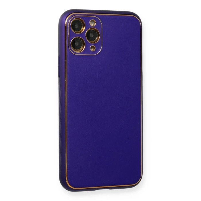 Newface iPhone 11 Pro Kılıf Coco Deri Silikon Kapak