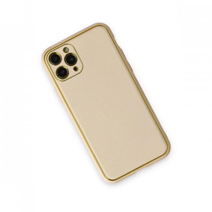Newface iPhone 11 Pro Kılıf Coco Deri Silikon Kapak
