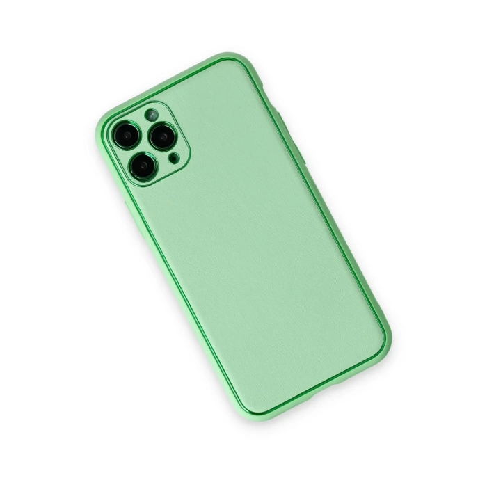 Newface iPhone 11 Pro Kılıf Coco Deri Silikon Kapak
