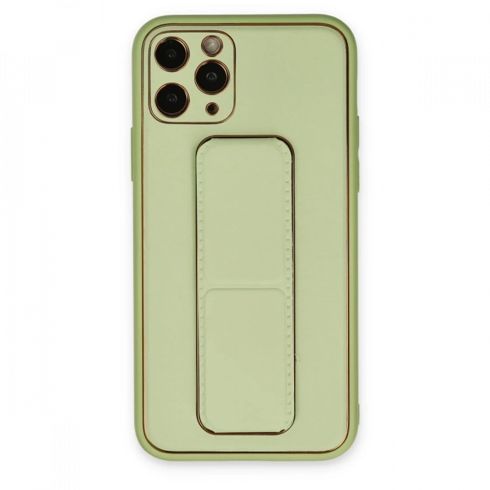 Newface iPhone 11 Pro Kılıf Coco Deri Standlı Kapak