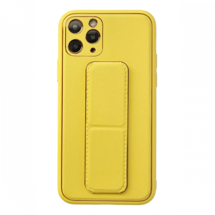 Newface iPhone 11 Pro Kılıf Coco Deri Standlı Kapak
