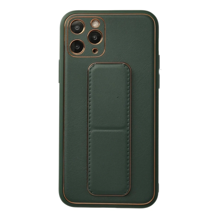 Newface iPhone 11 Pro Kılıf Coco Deri Standlı Kapak