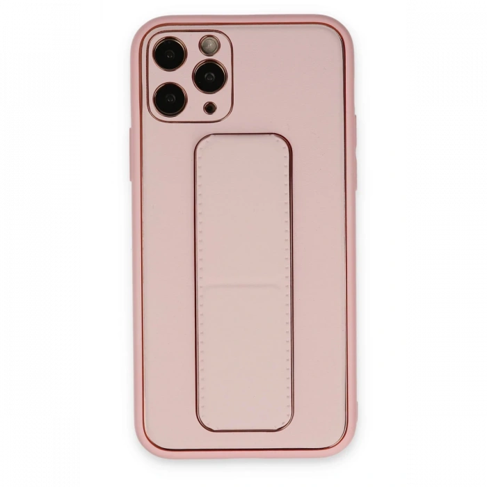 Newface iPhone 11 Pro Kılıf Coco Deri Standlı Kapak