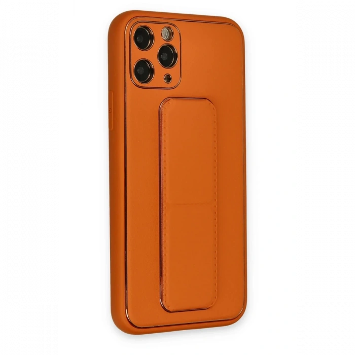 Newface iPhone 11 Pro Kılıf Coco Deri Standlı Kapak
