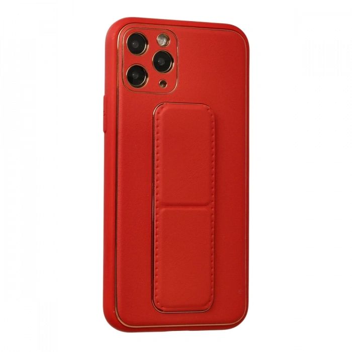 Newface iPhone 11 Pro Kılıf Coco Deri Standlı Kapak