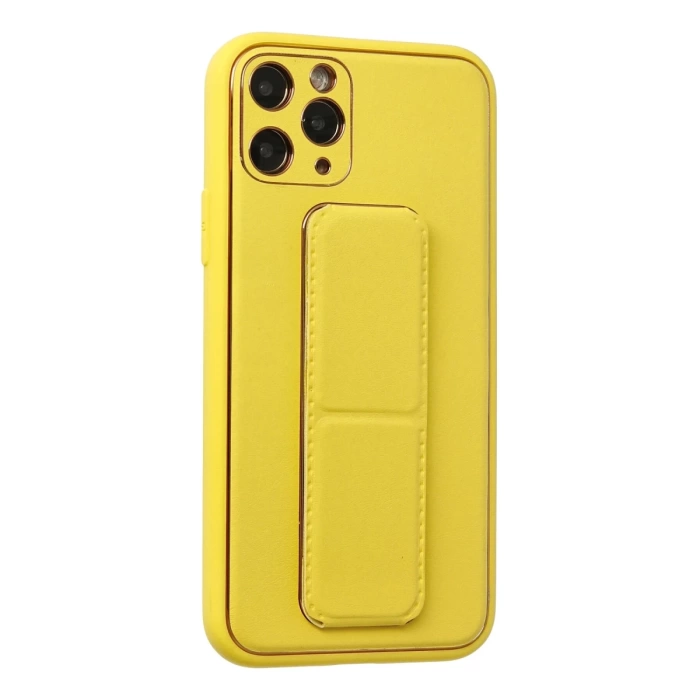 Newface iPhone 11 Pro Kılıf Coco Deri Standlı Kapak