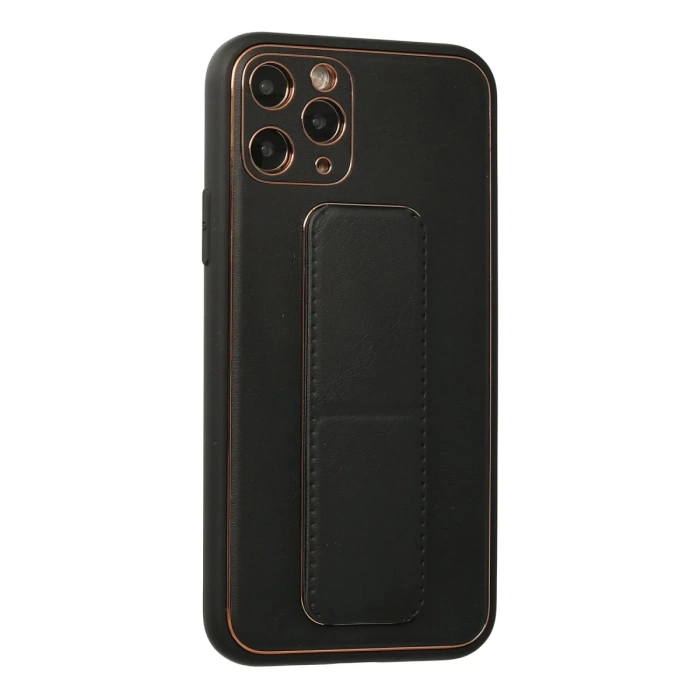 Newface iPhone 11 Pro Kılıf Coco Deri Standlı Kapak
