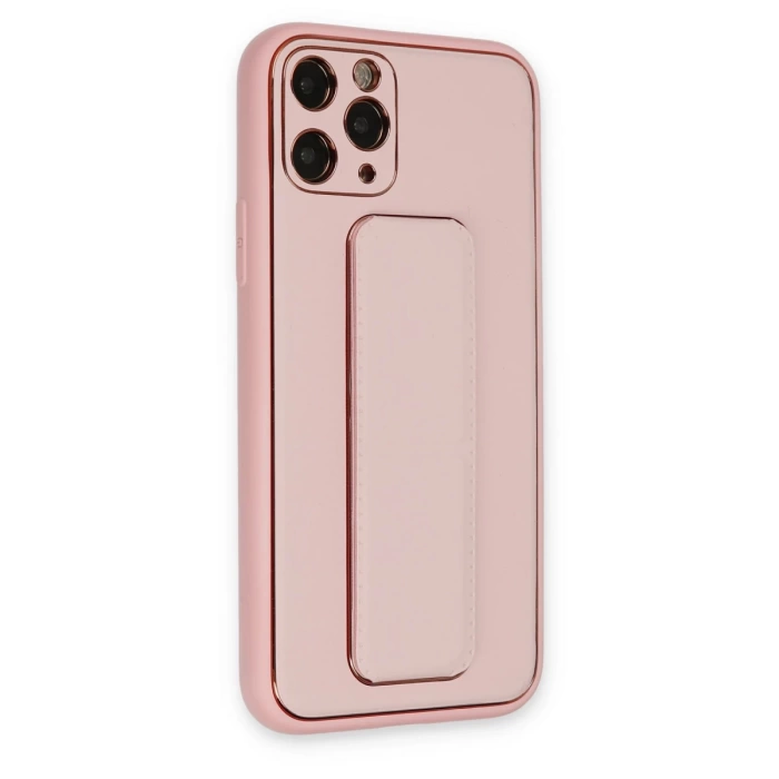 Newface iPhone 11 Pro Kılıf Coco Deri Standlı Kapak