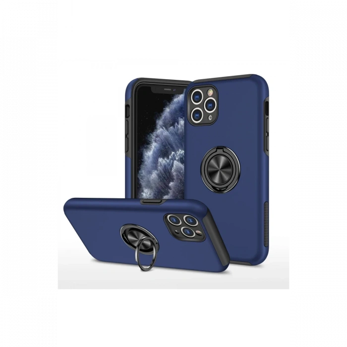 Newface iPhone 11 Pro Kılıf Elit Yüzüklü Kapak