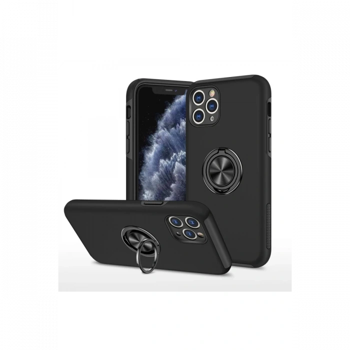 Newface iPhone 11 Pro Kılıf Elit Yüzüklü Kapak