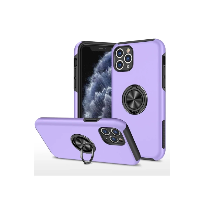 Newface iPhone 11 Pro Kılıf Elit Yüzüklü Kapak