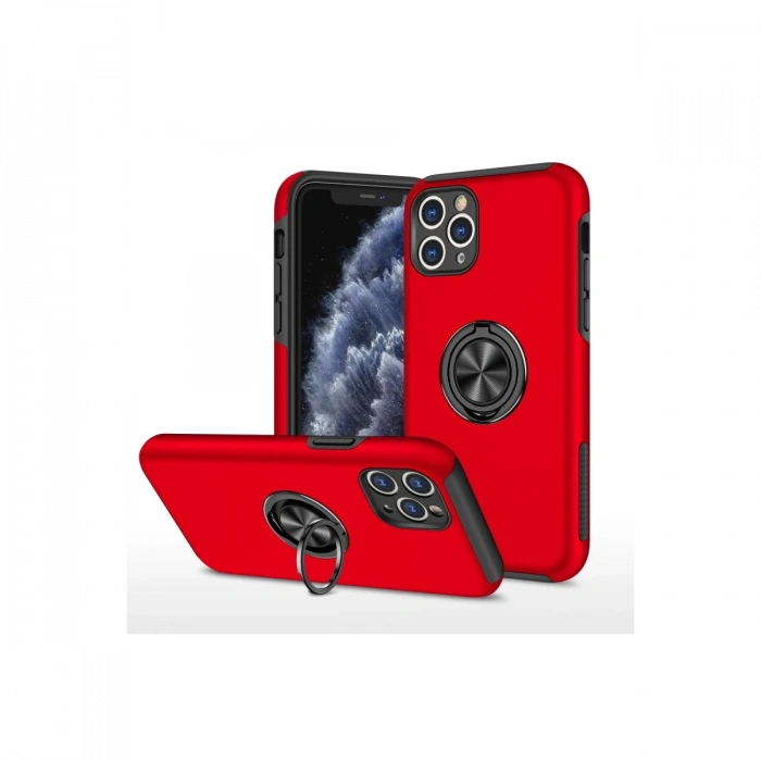 Newface iPhone 11 Pro Kılıf Elit Yüzüklü Kapak