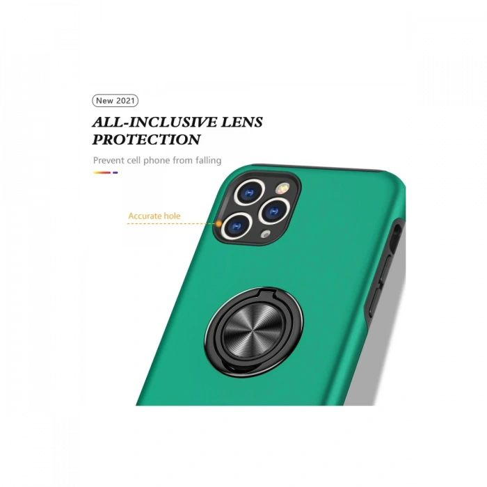 Newface iPhone 11 Pro Kılıf Elit Yüzüklü Kapak