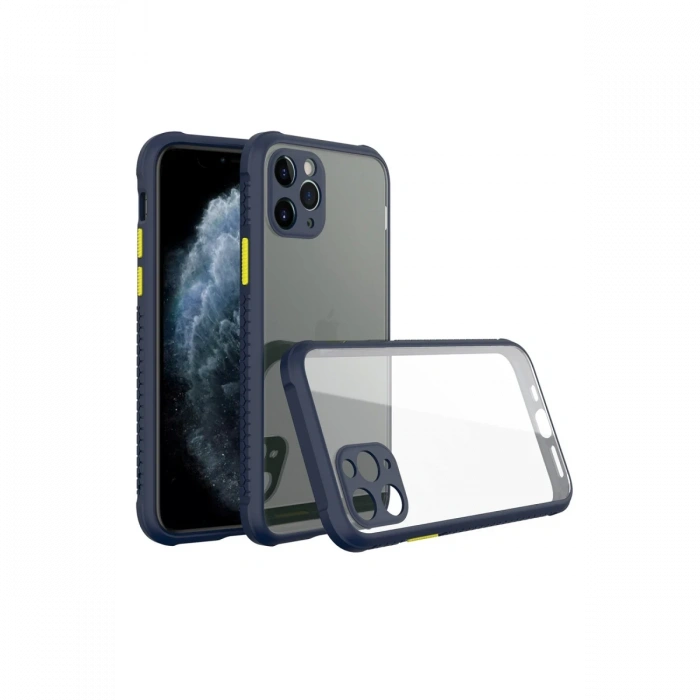 Newface iPhone 11 Pro Kılıf Miami Şeffaf Silikon