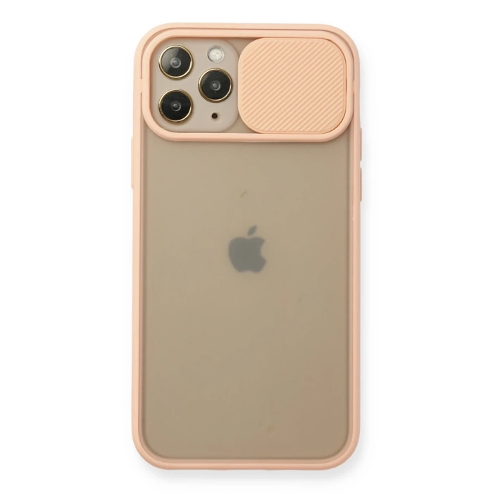 Newface iPhone 11 Pro Kılıf Palm Buzlu Kamera Sürgülü Silikon