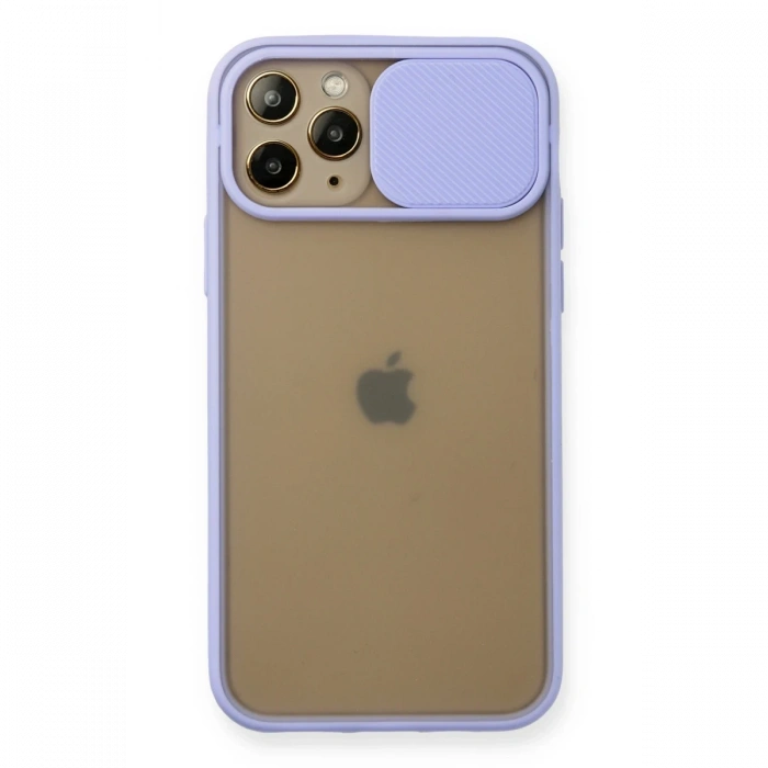 Newface iPhone 11 Pro Kılıf Palm Buzlu Kamera Sürgülü Silikon