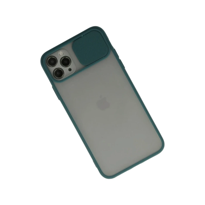 Newface iPhone 11 Pro Kılıf Palm Buzlu Kamera Sürgülü Silikon