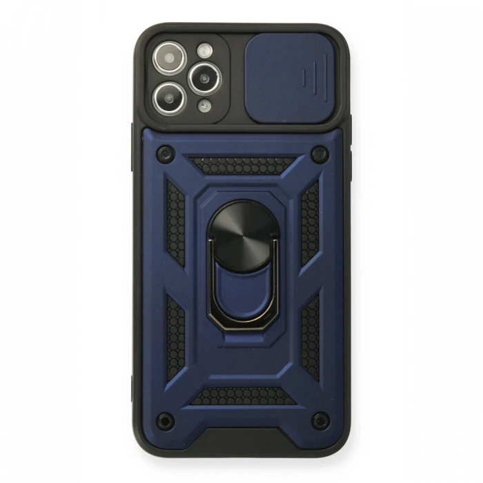 Newface iPhone 11 Pro Kılıf Pars Lens Yüzüklü Silikon