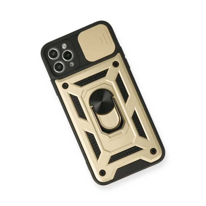 Newface iPhone 11 Pro Kılıf Pars Lens Yüzüklü Silikon