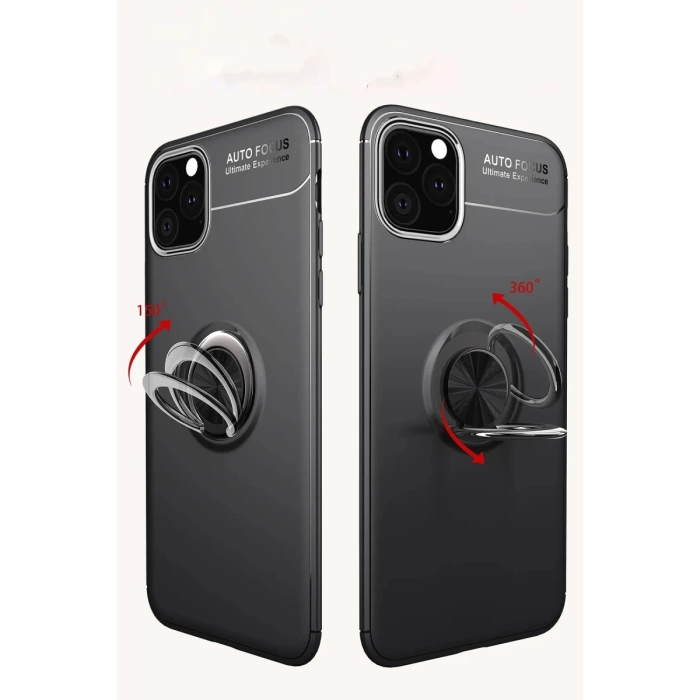 Newface iPhone 11 Pro Kılıf Range Yüzüklü Silikon