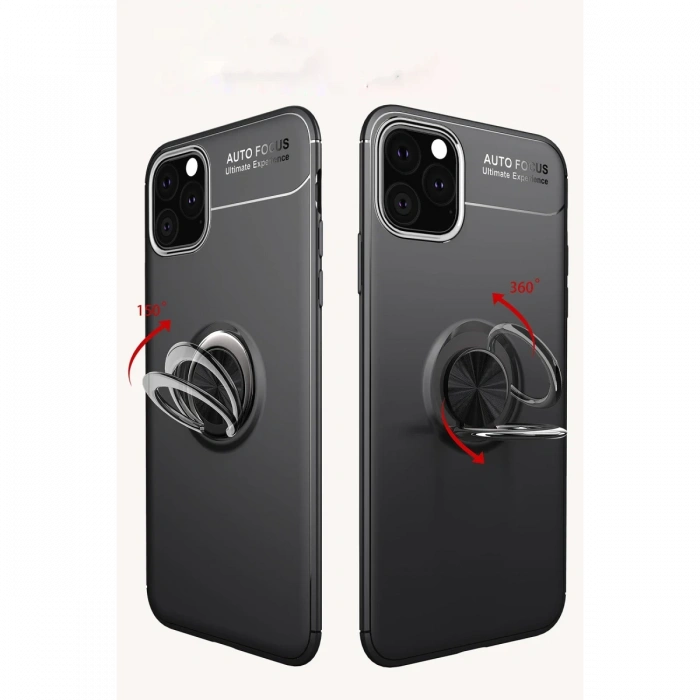 Newface iPhone 11 Pro Kılıf Range Yüzüklü Silikon