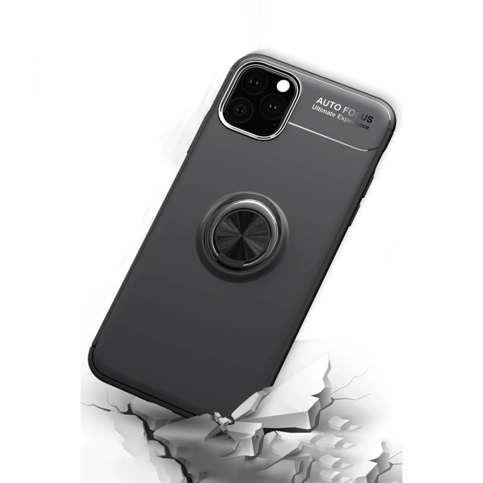 Newface iPhone 11 Pro Kılıf Range Yüzüklü Silikon