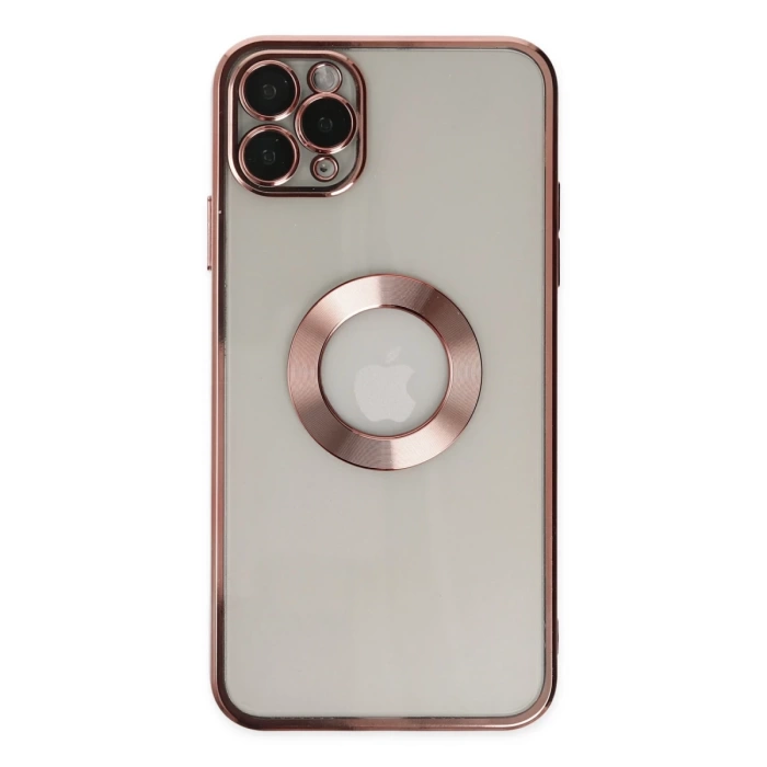 Newface iPhone 11 Pro Kılıf Slot Silikon - Rose Gold